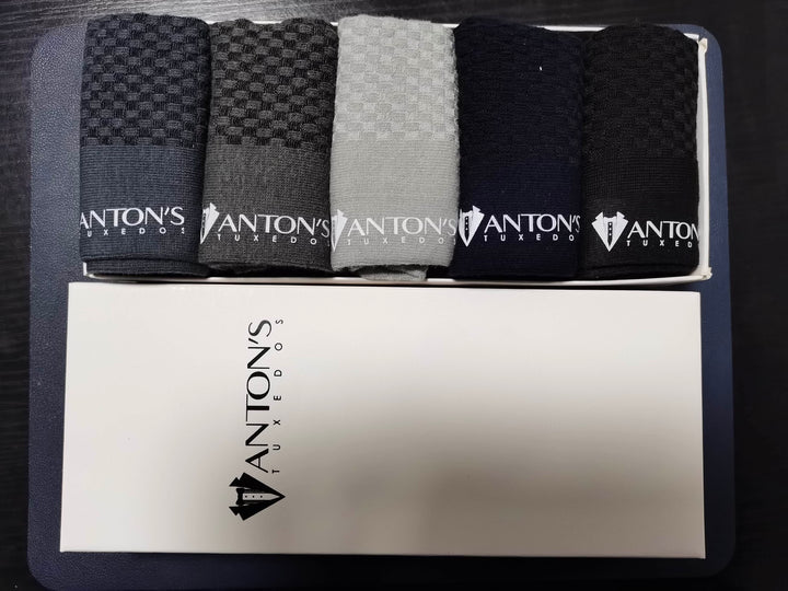 5-Pack Bamboo Fiber Assorted Socks