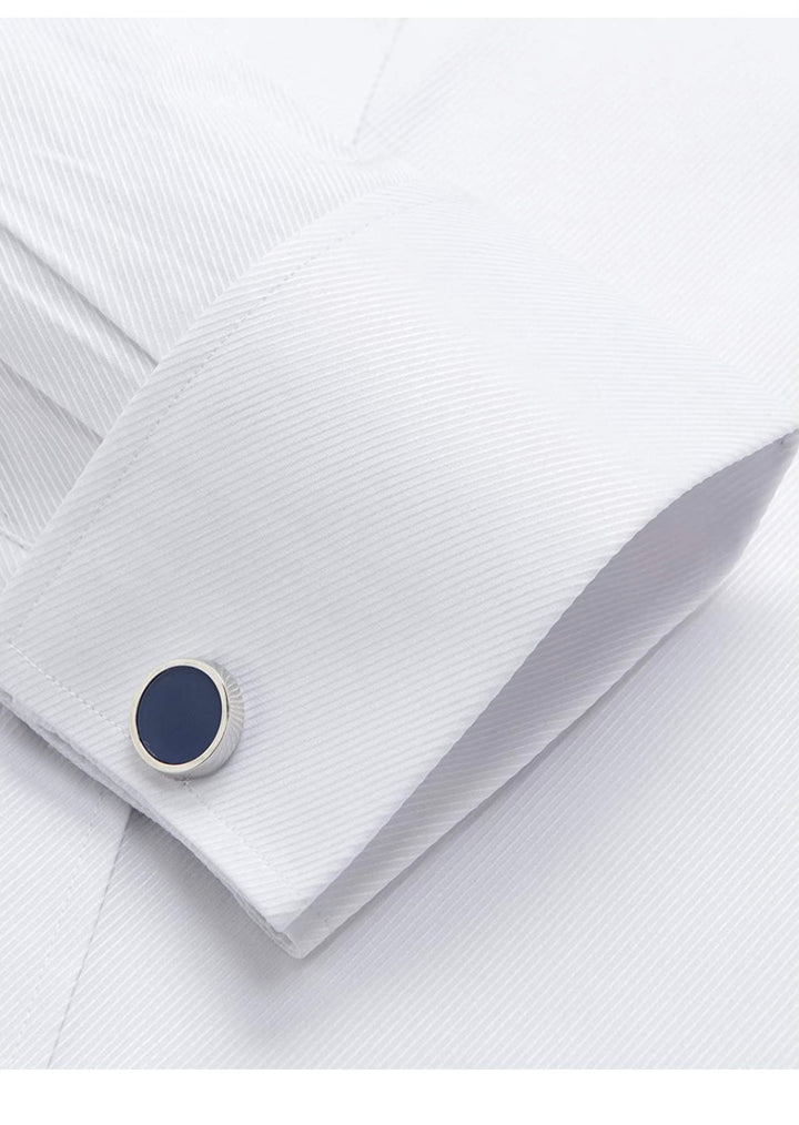 Italy Design Contrast Collar French Cuff Dress Shirts