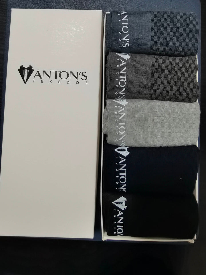 5-Pack Bamboo Fiber Assorted Socks